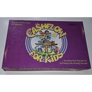 VTG Cashflow For Kids Board Game Financial IQ Learn Money (not complete) READ